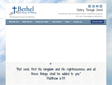 Tablet Screenshot of bethelcolony.org